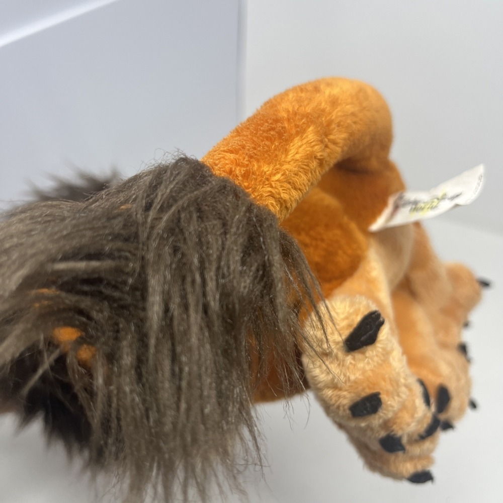 Vintage Disney World Scar Plush The Lion King Villain 11" Stuffed Animal Sitting - Picture 9 of 10